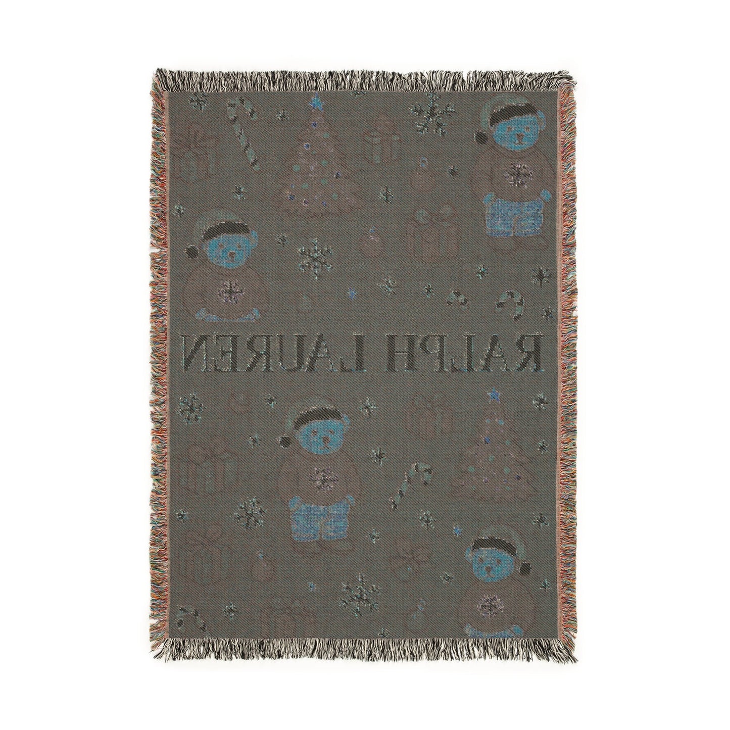 Ralph Lauren Holiday Woven Throw Blanket