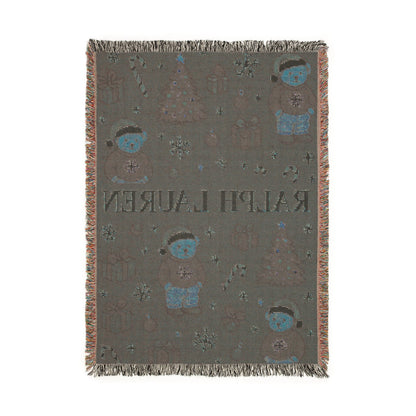 Ralph Lauren Holiday Woven Throw Blanket